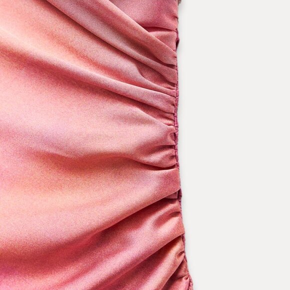 NWT Zara TIE DYE PRINT MIDI DRESS - Picture 5 of 6